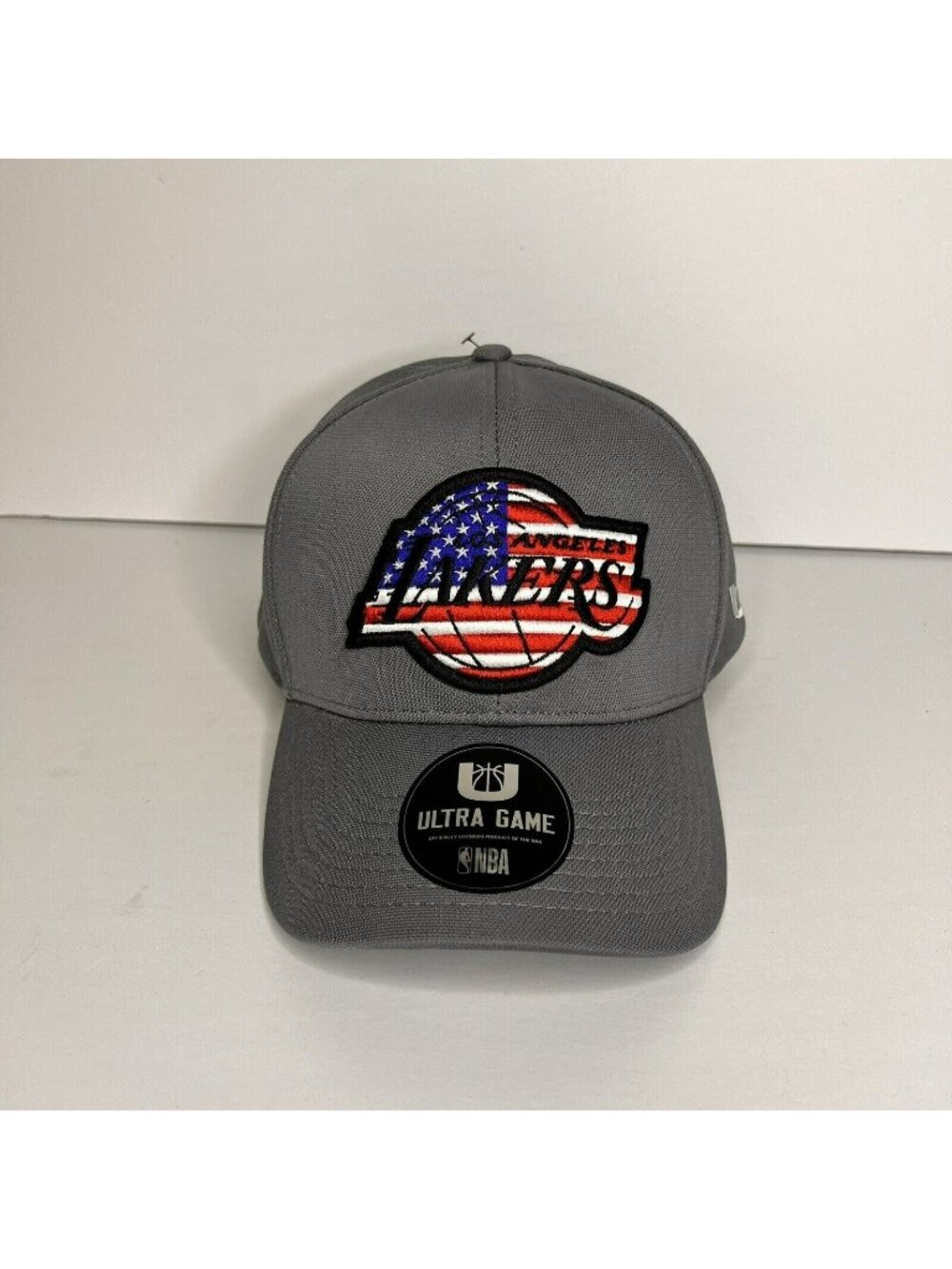 Ultra Game Los Angeles Lakers American Flag USA Hat Cap - Picture 1 of 6